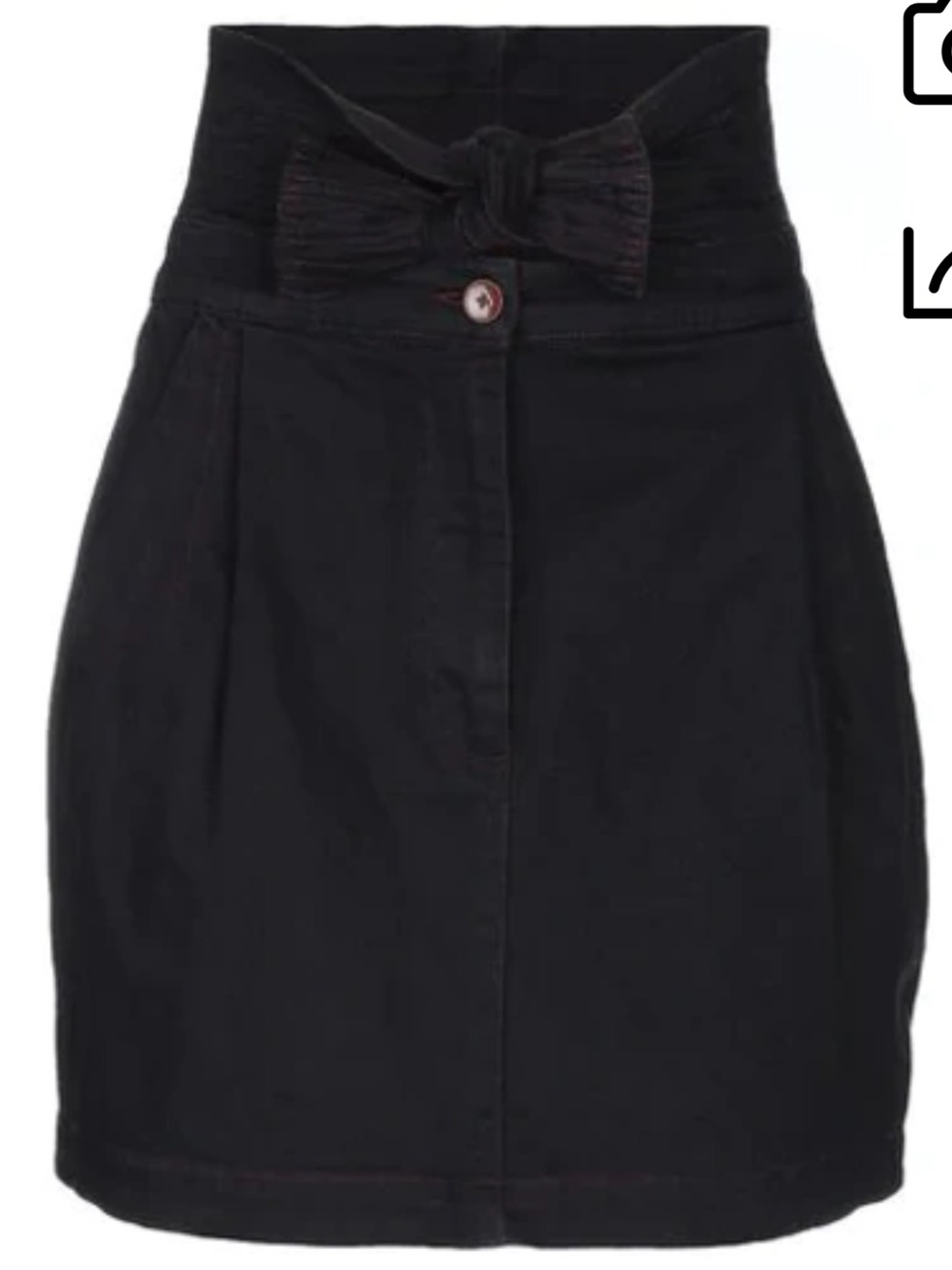 Ulla Johnson light denim skirt in black size 4